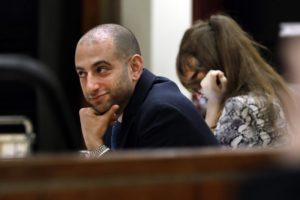 Todd Spodek, our leading divorce attorney, in court